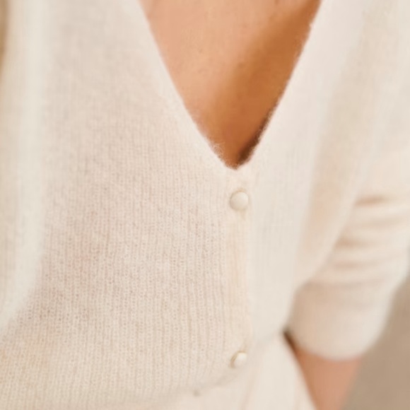 Sezane Barry Cardigan Sweater - Picture 2 of 8